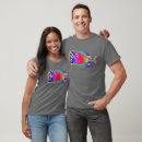 Search for multi colored tshirts Fish