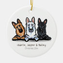 Search for white german shepherd christmas tree decorations Gsd
