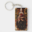 Search for lady rectangular key rings Mary