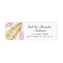 Search for wedding tropical return address labels Elegant