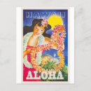 Search for vintage hawaii postcards Illustration