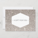 Search for business gift certificates Glitter