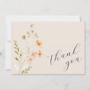 Search for boho thank you cards Whimsical botanical