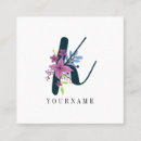 Search for burst business cards Floral