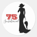 Search for happy 70 stickers Black and white