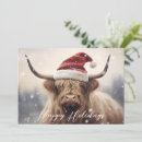 Search for cow in santa hat cards Farm animal