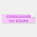 Search for cheerleader bumper stickers Cheering