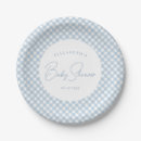 Search for blue gingham plates Simple