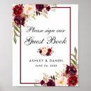 Search for fall guest books Burgundy marsala