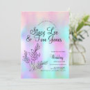Search for iridescent wedding invitations Abstract