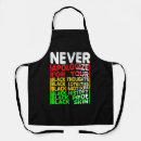 Search for black green aprons Black history month