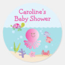 Search for under the sea baby stickers Baby shower thank you