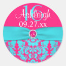 Search for hot pink damask stickers Girly