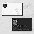 Search for black barcode business cards Black and white