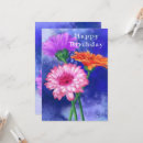 Search for orange daisy cards Purple