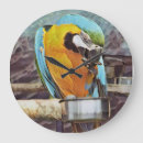 Search for blue parrot clocks Macaws
