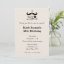 Search for black moustache invitations Hipster