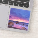 Search for sunset ocean stickers Rocks