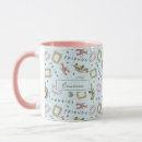 Search for 90s style mugs Friends watercolor design
