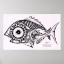 Search for fish designs posters Abstract
