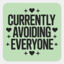 Search for solitude stickers Introvert