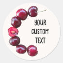 Search for red cherry fruit stickers Fresh