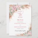 Search for pampas grass save the dates Eucalyptus greenery