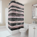 Search for black glitter shower curtains Rose gold