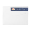 Search for romantic floral return address labels Blue