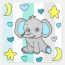 Search for blue hearts stickers Elephant