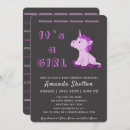 Search for the black unicorn invitations Pink
