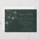 Search for winter engagement party invitations Snowflakes