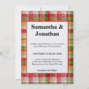 Search for plaid wedding invitations Wood