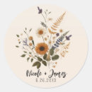 Search for wild flower stickers Rustic