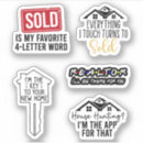 Search for real estate stickers Home seller