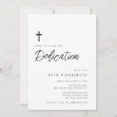 Search for baby dedication invitations Black and white