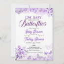 Search for purple and gold baby shower invitations Glitter