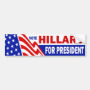 Search for vote for hillary bumper stickers 2016