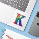 Search for monogram initial k stickers Modern