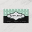 Search for polka dot business cards Stylish