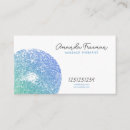 Search for individual business cards Blue