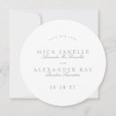 Search for round wedding save the dates Classic