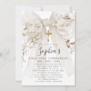 Search for rose gold first communion invitations Feminine