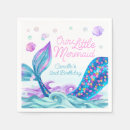Search for mermaid napkins Girl