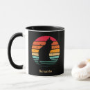 Search for black cat silhouette mugs Crazy cat lady