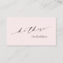 Search for blush pink business cards Elegant