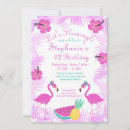 Search for flamingle party invitations Pink flamingo