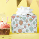 Search for hot air balloon wrapping paper Vintage