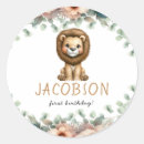 Search for jungle birthday party stickers Wild one birthday