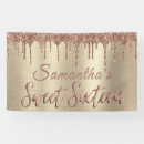 Search for rose gold banners Typography